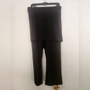 Black leggings with skirt size 6X
